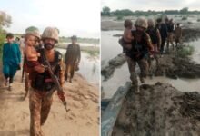 Photo of Army Chief In Karachi, Gets Briefing About Sindh, Balochistan Flood Situation